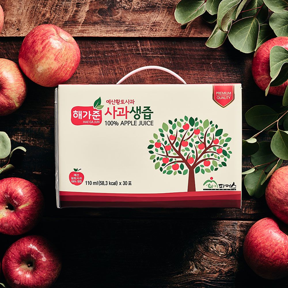 사과즙 110ml (30포/50포)